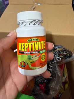 Reptile supplies, cricket cage food, reptile light