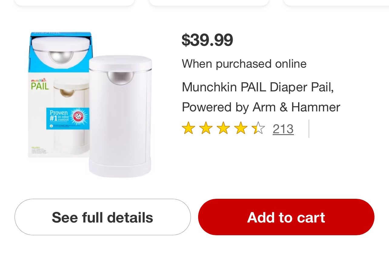 Munchkin Diaper Pail