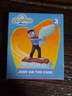 2025 McDonald's Happy Meal toy featuring Judy Hopps from Zootopia 2,  number 3 in the set, titled "Judy on the Case"