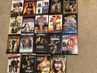 19 action / comedy DVDs