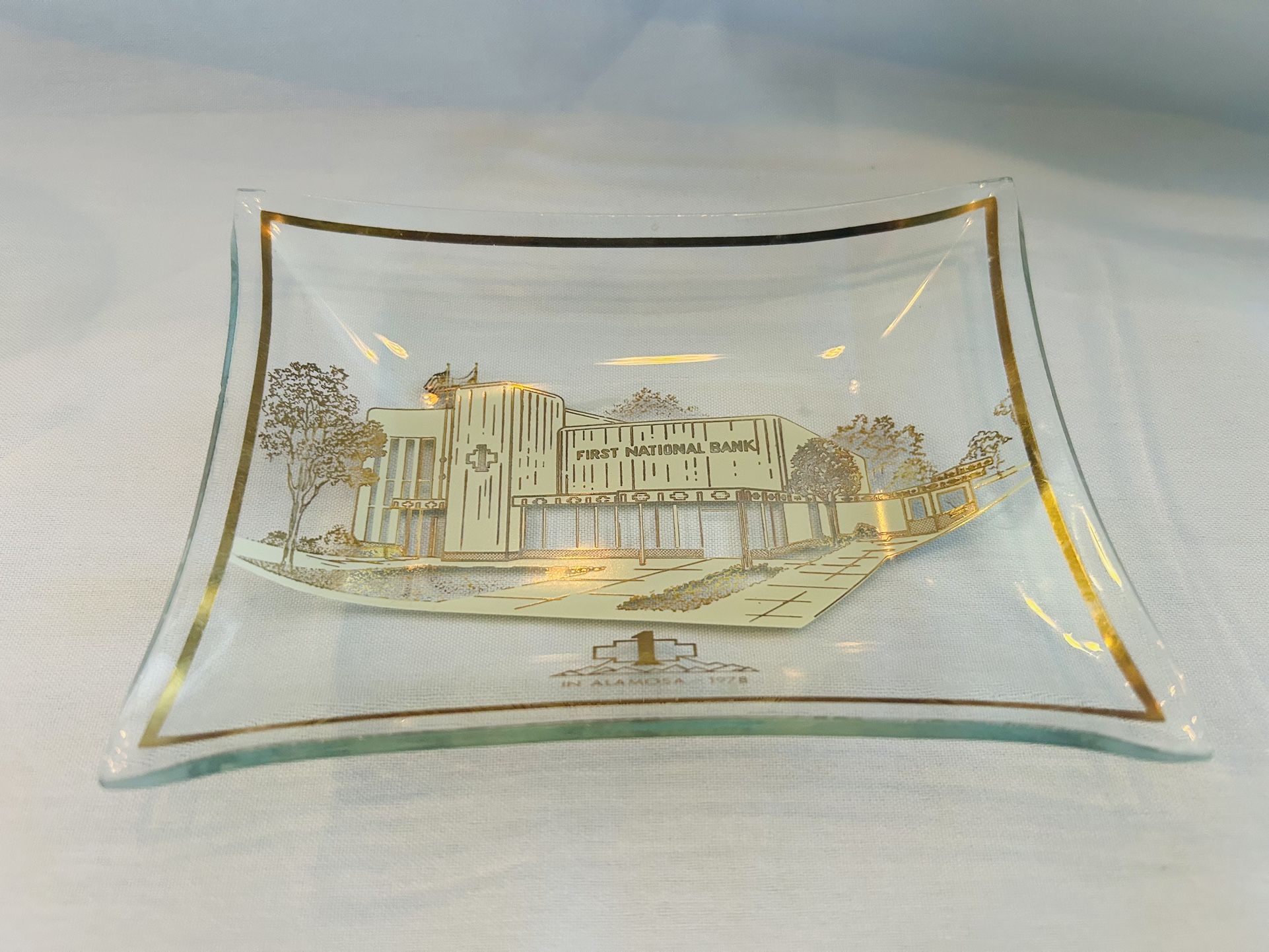 Vintage Ash Tray Candy Dish From Bank in Alamosa