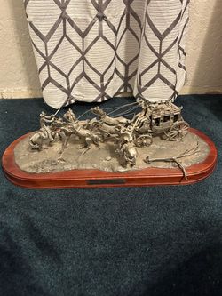 Franklin mint pewter sculpture