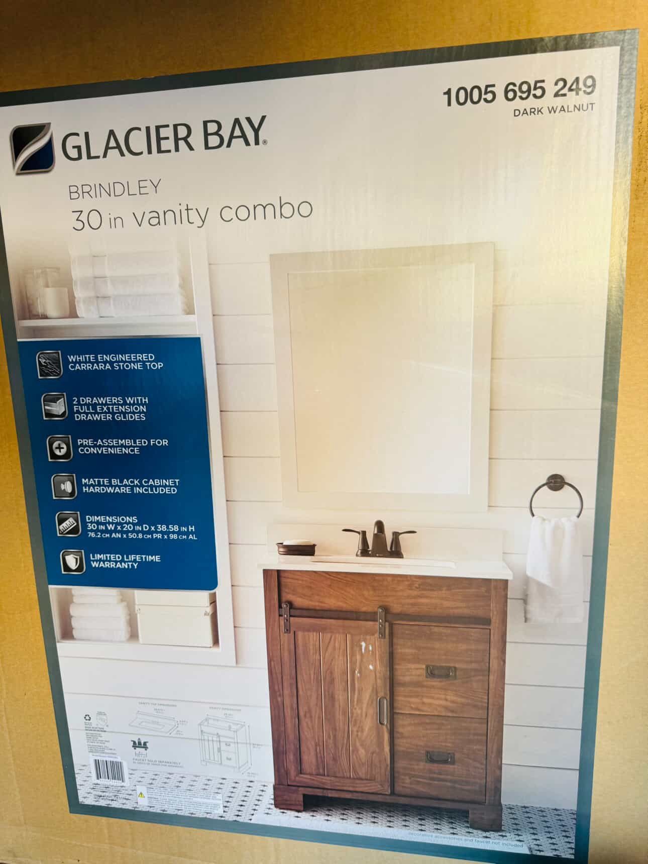 brand new sink cabinet.