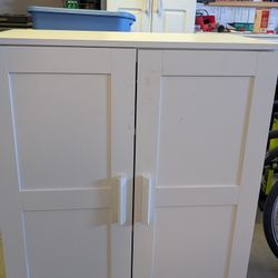 White IKEA Shelving Cabinet Brimnes