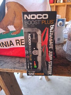 Noco boost plus jump starter 12v 1000amp