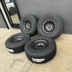 Arena Off-Road Mesa 17x9 -12 Offset fits 6x139.7 Chevy Toyota Ram GMC Financing available