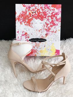 ✨New CHINESE LAUNDRY Lavelle Heel Sandals Women’s Shoes Size 8.5M Nude