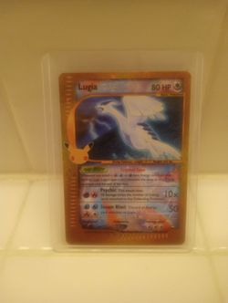 Lugia Crystal Type Pokémon Card Holo