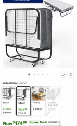 Full size foldable bed