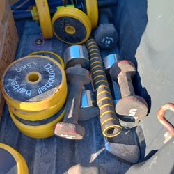 Weights B100 Pounds Only 60 Bucks 