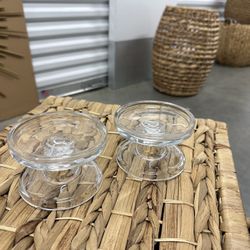 Small Glass Candle Holders 