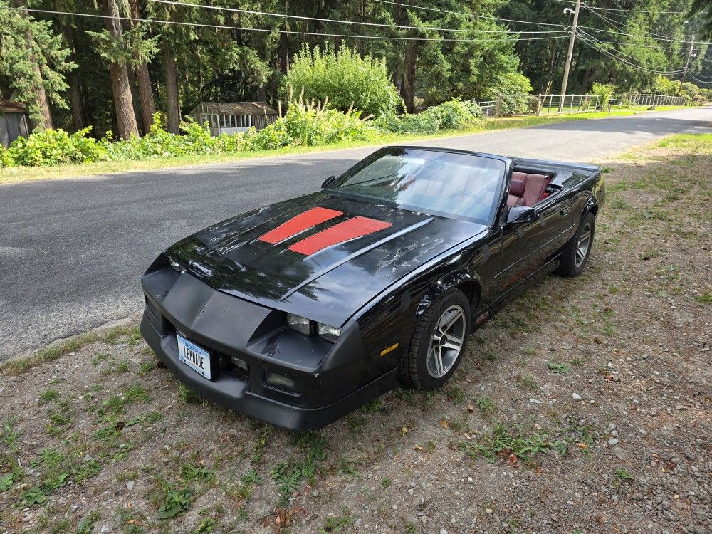 Build Restore And Drive Iroc Z 5.7L V8 5 Speed Manual Drop Top Classic Muscle