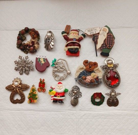 Christmas Vintage Pins/Brooches