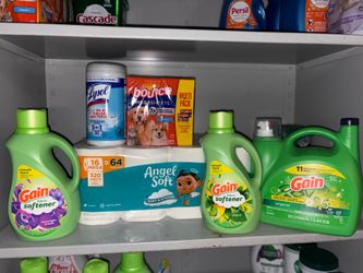 Gain detergent & angel soft toilet paper bundle