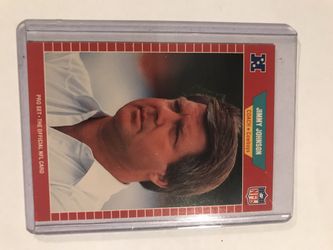 Jimmy Johnson Rookie Card 1989