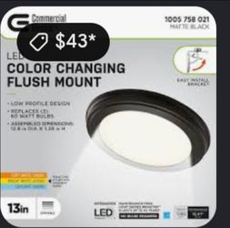 Led Color Changing Flush Mount