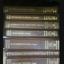 Seven Leatherback Time Life Classics; Classics Of The Old West Collection