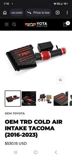 OEM TRD Cold Air Intake for Toyota Tacoma