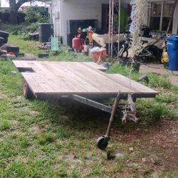 6 X 10  Homemade Flatbed Trailer 