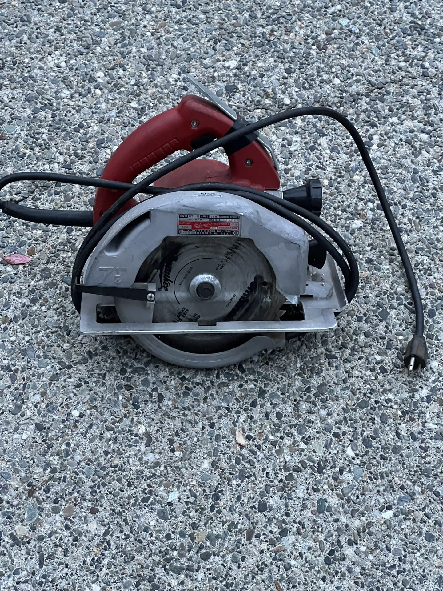 Skil saw Milyankee HEAVY DUTY 7¼ 