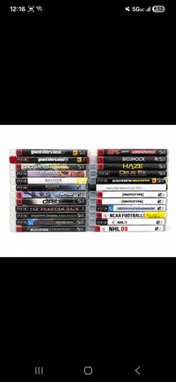 Ps3 game lot