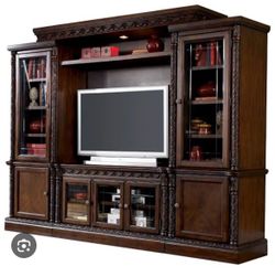Entertainment Center and 2 end tables