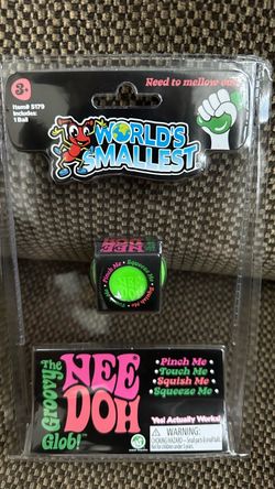 WORLD'S SMALLEST THE GROOVY GLOB NEEDOH STRESS BALL