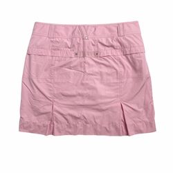 Ralph Lauren Golf Skort Skirt Tennis Barbie Gossamer Pink Zip Pockets NWOT 10  Back cheerleader pleats Front side zip pockets Back flap pocket   Belt 