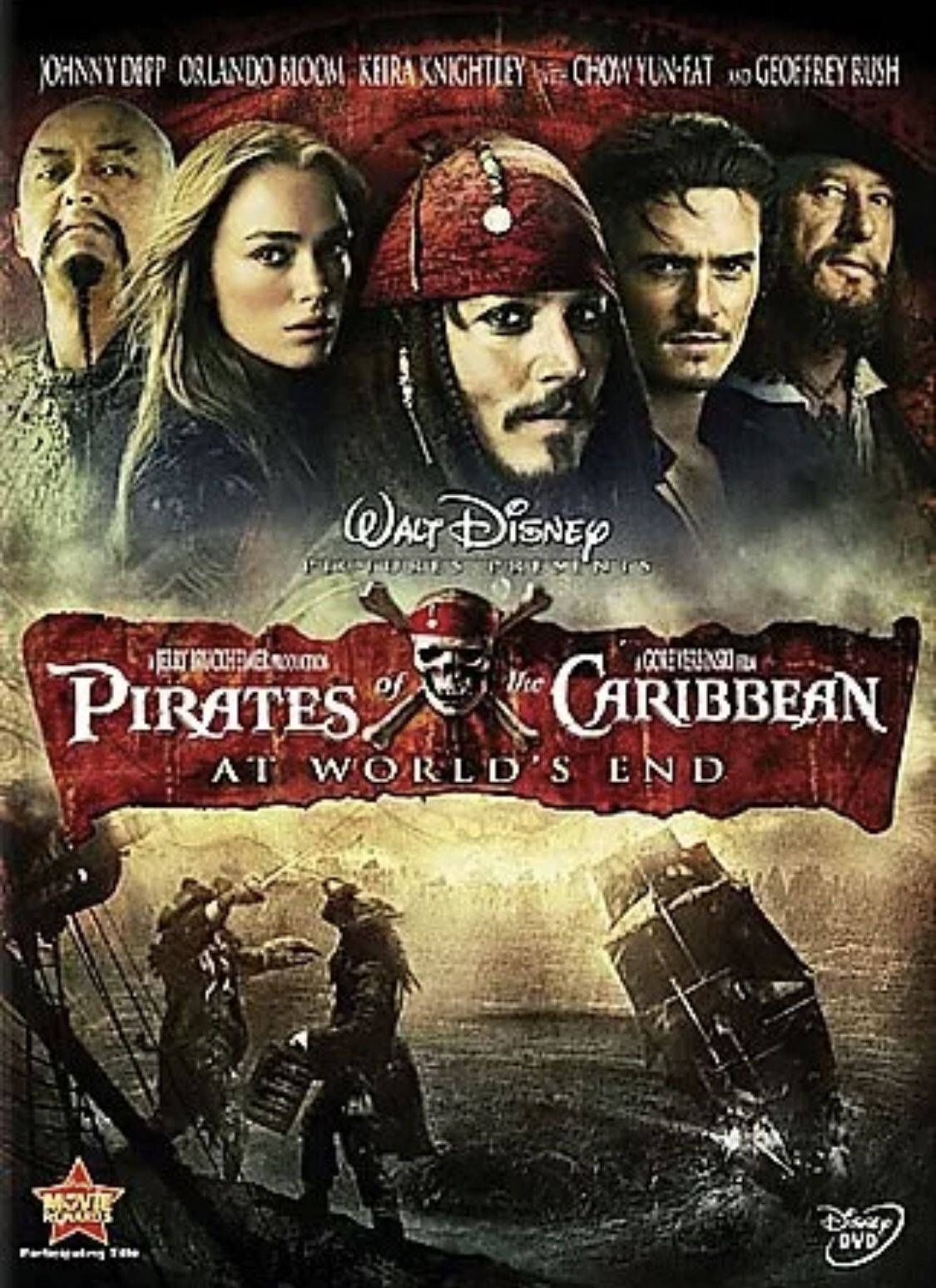 New Pirates of the Caribbean At World’s End DVD