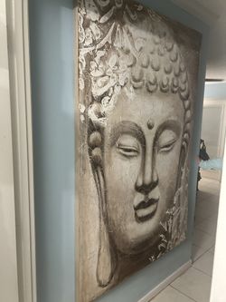 Very large Buddha painting