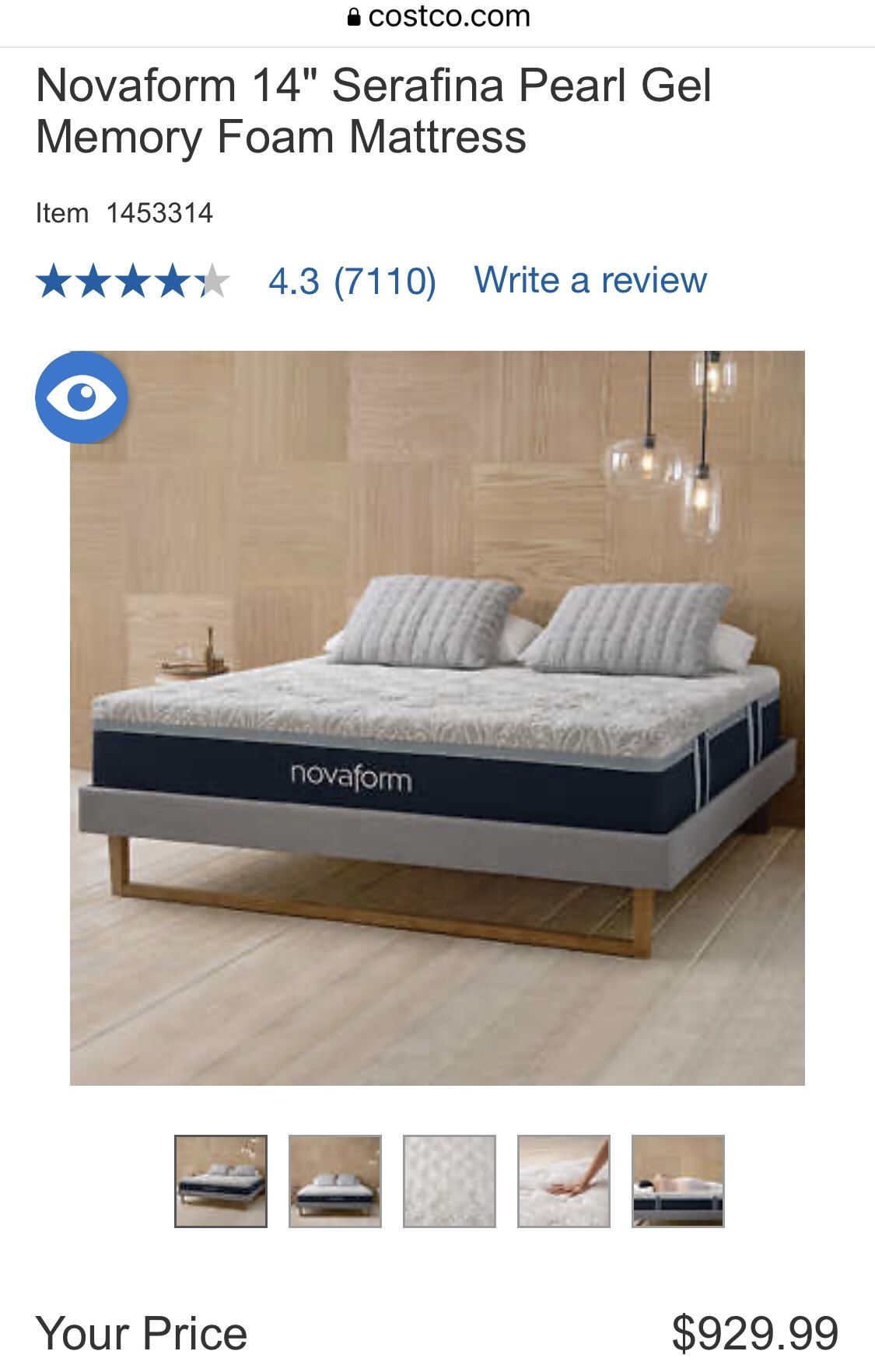 California King Mattress, Novaform