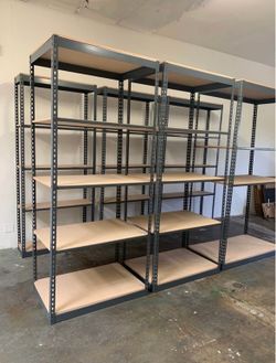 Used Boltless Storage Rack Shelves 48x18 Shelving Similar To Uline And Grainger Delivery Available