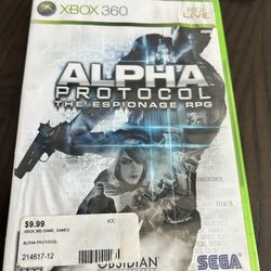 Alpha Protocol (Microsoft Xbox 360, 2010)