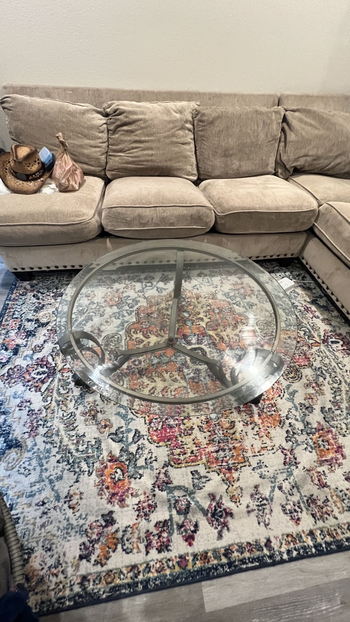 Glass Coffee + End Table for Sale!