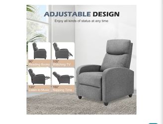Grey Recliner chair