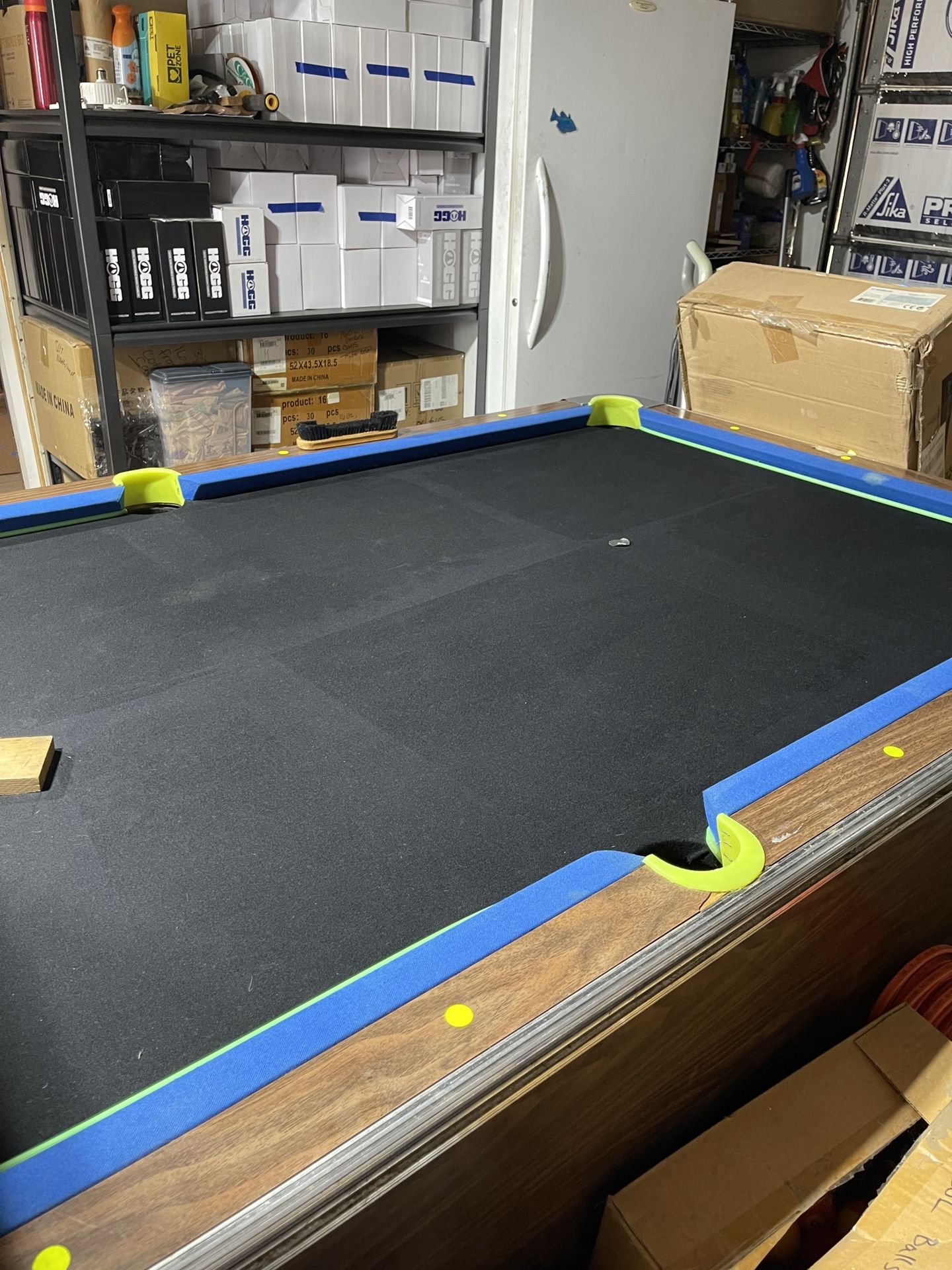 Billiards Coin Operated Glow In The Dark Pool Table