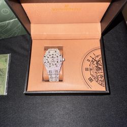 Iced Out Mosiniate Diamond Watch