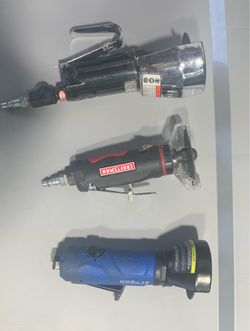 Lot of 3 Air Cut-Off Tools – Ingersoll Rand, Craftsman & Kobalt