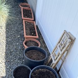 Large Pots With Potting Mix