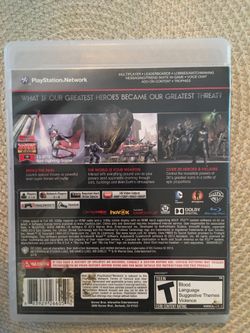 Sony PlayStation ps3 injustice