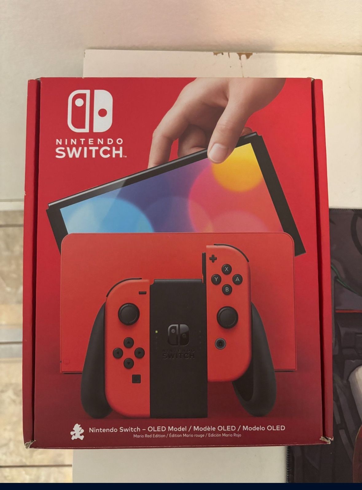 Nintendo Switch OLED Mario Red