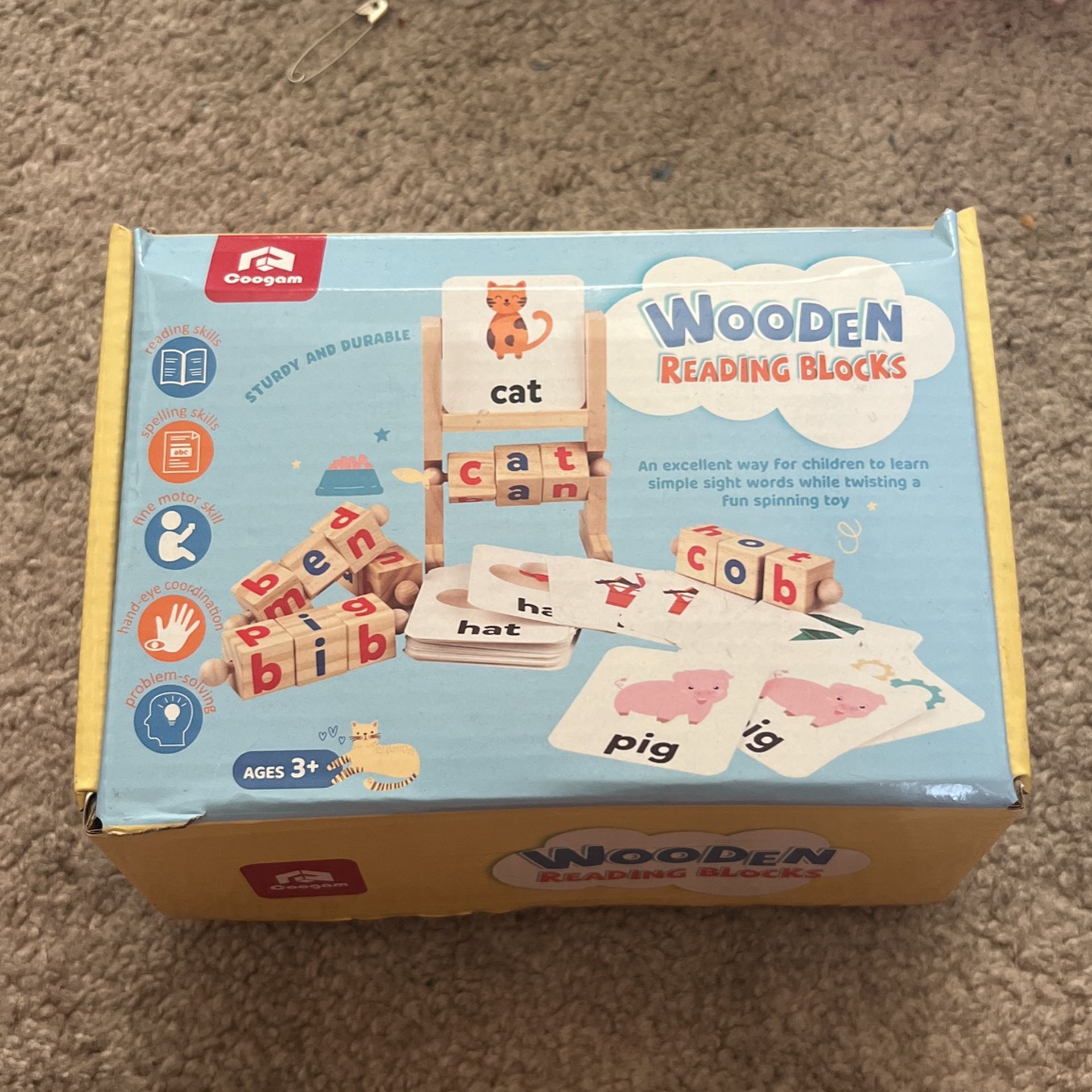 Wooden Reading Blocks