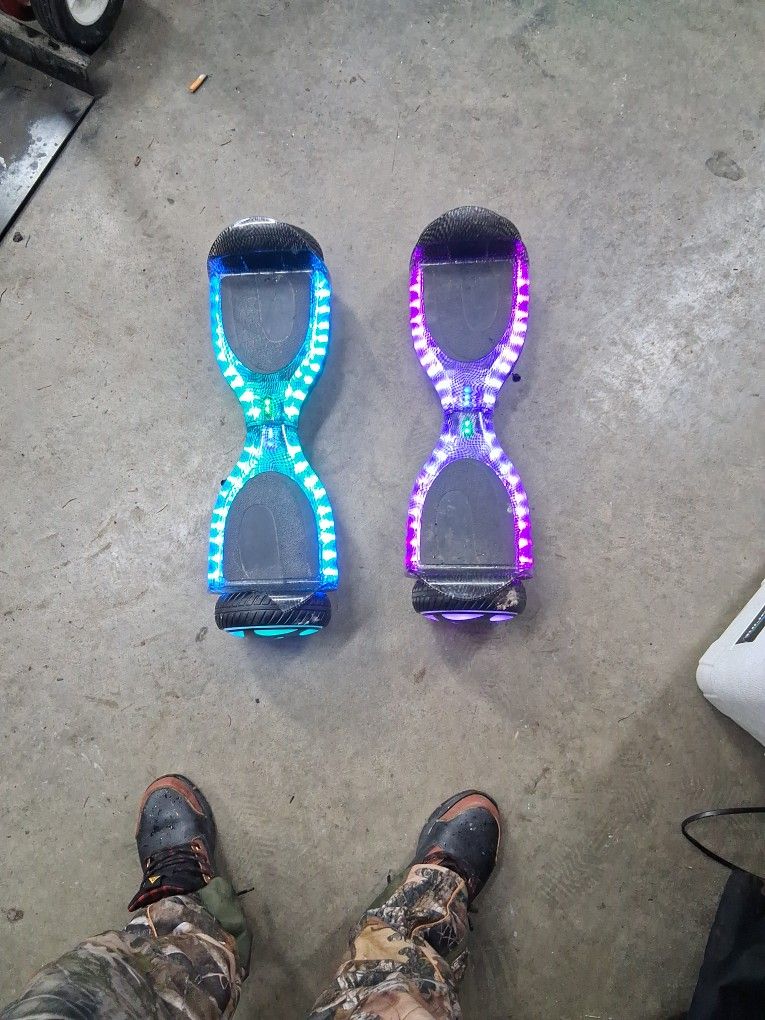 Pair Of Hoverboards With Charger