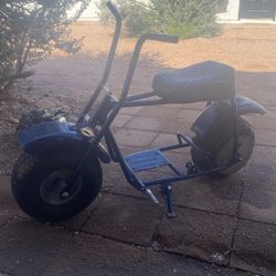 Coleman Mini Bike Frame  Blue 