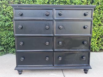 Black dresser