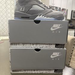 Jordan 5 wolf grey