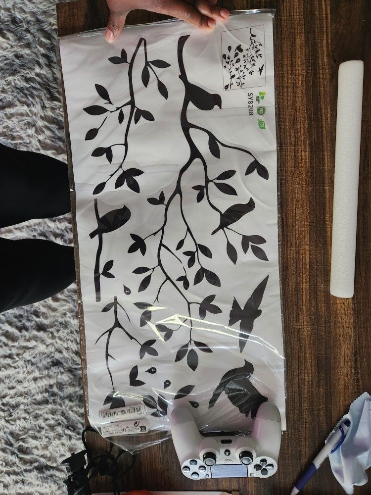 5 Bird Wall Decals