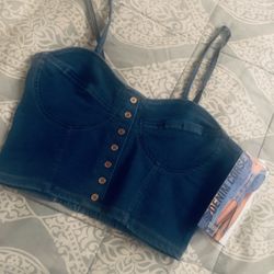 Denim Corset 
