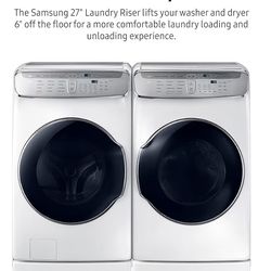 SAMSUNG 27” Wide Laundry Riser Pedestal Stand. - New / Open Box