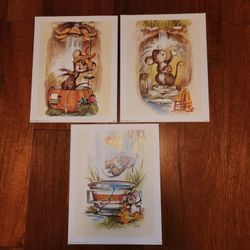 Vintage 1979/1980 COBY LITHOGRAPHS